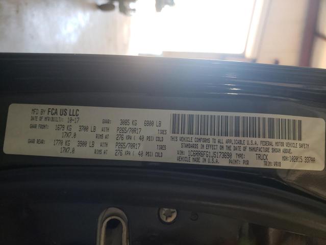 Photo 10 from auction – 2018 RAM 1500 ST with VIN 1C6RR6FG1JS173690