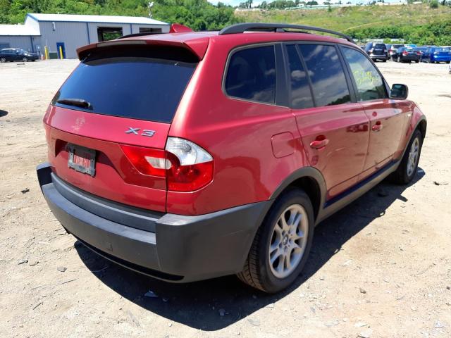 Photo 4 from auction – 2005 BMW X3 2.5I with VIN WBXPA73425WC50076