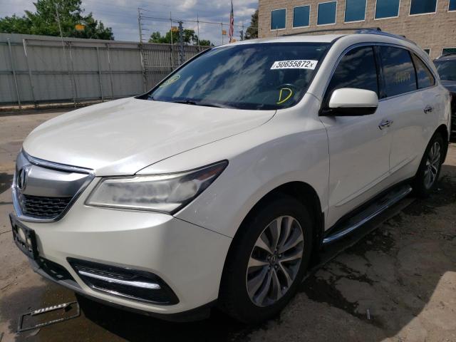 Photo 2 from auction – 2014 ACURA MDX TECHNO with VIN 5FRYD4H61EB002810