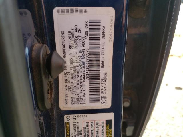 Photo 10 from auction – 2006 TOYOTA COROLLA CE with VIN 1NXBR32E16Z750979