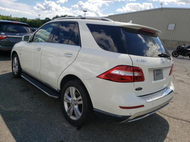 Photo 3 from auction – 2012 MERCEDES-BENZ ML 350 BLU with VIN 4JGDA2EB6CA052411