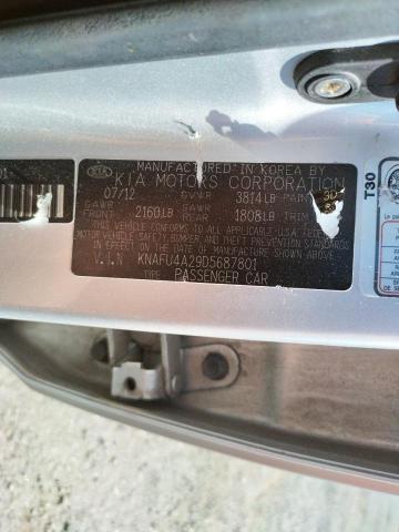 Photo 10 from auction – 2013 KIA FORTE EX with VIN KNAFU4A29D5687801