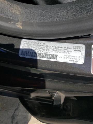 Photo 10 from auction – 2012 AUDI A7 PRESTIG with VIN WAU2GAFC5CN068648