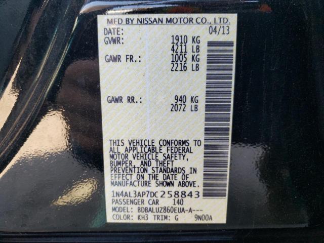 Photo 10 from auction – 2013 NISSAN ALTIMA 2.5 with VIN 1N4AL3AP7DC258843