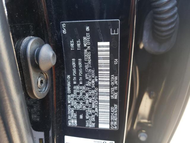 Photo 10 from auction – 2015 LEXUS GX 460 with VIN JTJBM7FX3F5116750