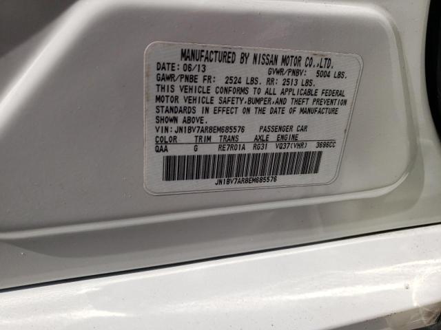 Photo 10 from auction – 2014 INFINITI Q50 BASE with VIN JN1BV7AR8EM685576
