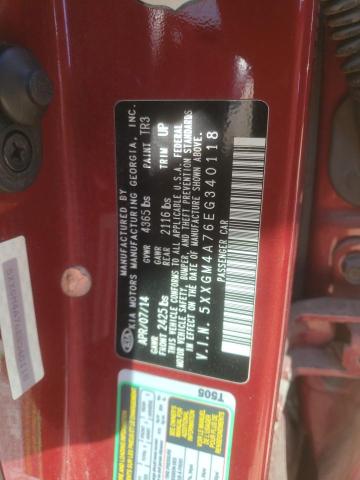 Photo 10 from auction – 2014 KIA OPTIMA LX with VIN 5XXGM4A76EG340118