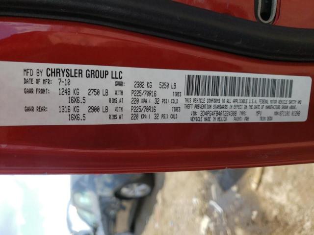 Photo 10 from auction – 2010 DODGE JOURNEY SE with VIN 3D4PG4FB4AT224308