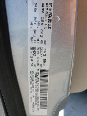 Photo 10 from auction – 2015 DODGE GRAND CARA with VIN 2C4RDGBG2FR729095