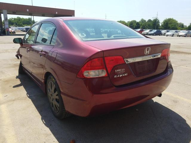 Photo 3 from auction – 2010 HONDA CIVIC LX with VIN 19XFA1F54AE031339