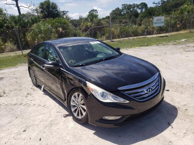 HYUNDAI SONATA SE 2014 with VIN 5NPEC4AB1EH889552 - Photo from auction