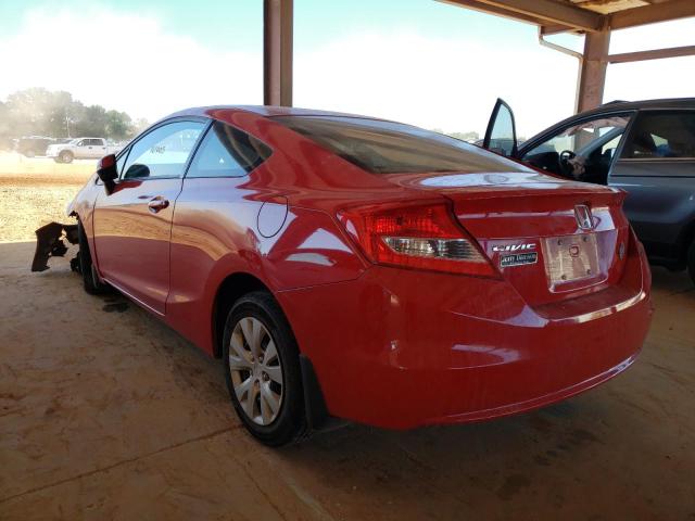 Photo 3 from auction – 2012 HONDA CIVIC LX with VIN 2HGFG3B52CH559969