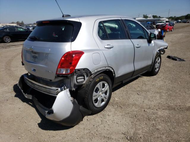 Photo 4 from auction – 2016 CHEVROLET TRAX LS with VIN 3GNCJKSB7GL241613