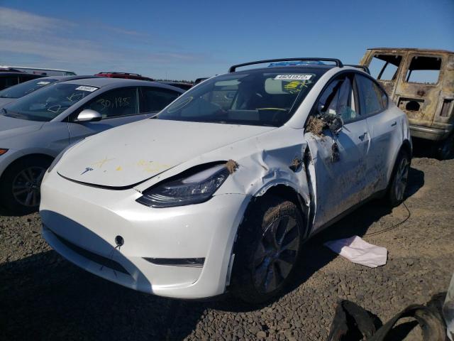 Photo 2 from auction – 2022 TESLA MODEL Y with VIN 7SAYGDEE2NF364975