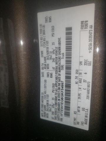 Photo 10 from auction – 2016 FORD F150 SUPER with VIN 1FTEW1EG8GKF54997