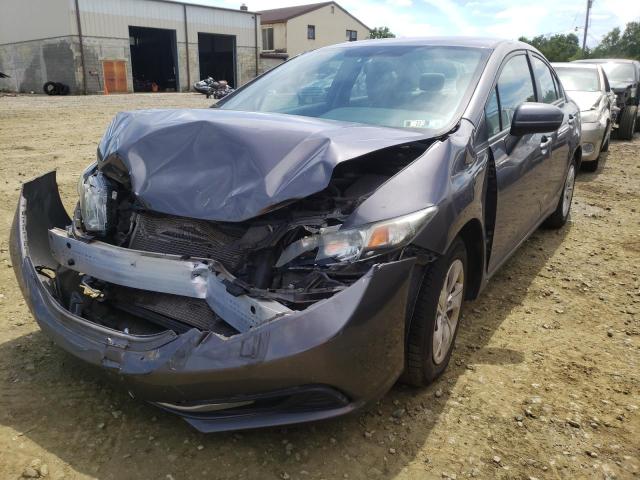 Photo 2 from auction – 2014 HONDA CIVIC LX with VIN 19XFB2F54EE247457