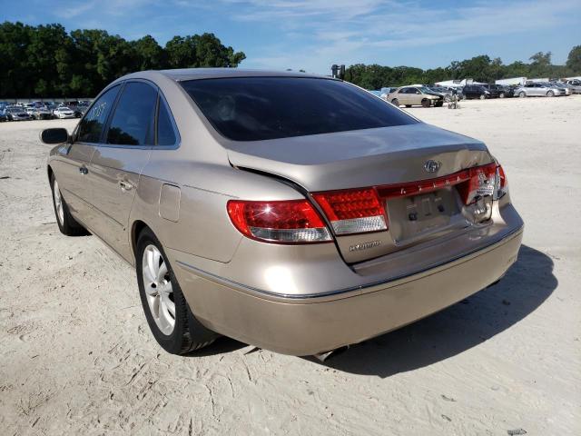 Photo 3 from auction – 2006 HYUNDAI AZERA SE with VIN KMHFC46F26A046979