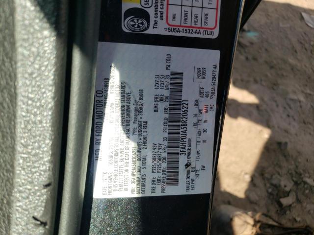 Photo 10 from auction – 2011 FORD FUSION SEL with VIN 3FAHP0JA5BR206221