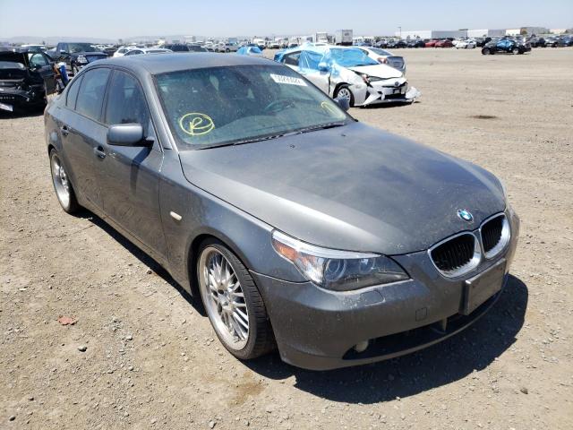 BMW 545 I 2005 with VIN WBANB33525B115961 - Photo from auction