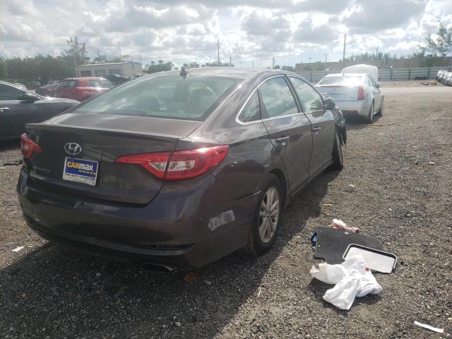 Photo 4 from auction – 2017 HYUNDAI SONATA SE with VIN 5NPE24AF4HH485655
