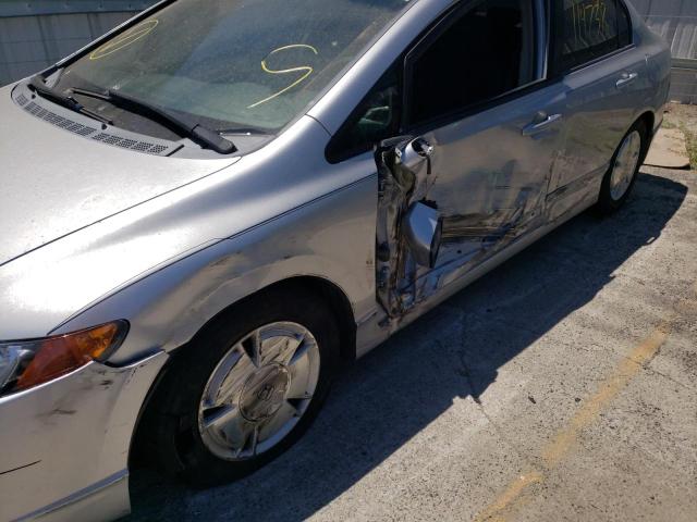Photo 9 from auction – 2006 HONDA CIVIC HYBR with VIN JHMFA36216S012252