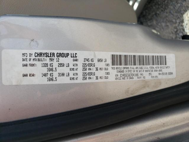 Photo 10 from auction – 2012 DODGE GRAND CARA with VIN 2C4RDGCG6CR341006