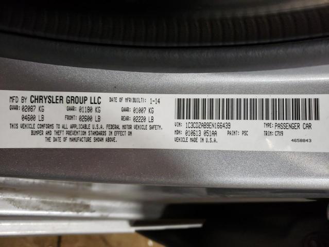 Photo 10 from auction – 2014 DODGE AVENGER SE with VIN 1C3CDZAB9EN166439