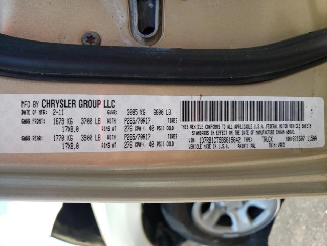 Photo 10 from auction – 2011 DODGE RAM 1500 with VIN 1D7RB1CT9BS615642