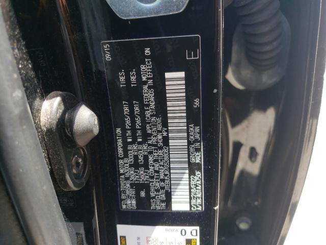 Photo 10 from auction – 2016 TOYOTA 4RUNNER SR with VIN JTEBU5JR7G5288082