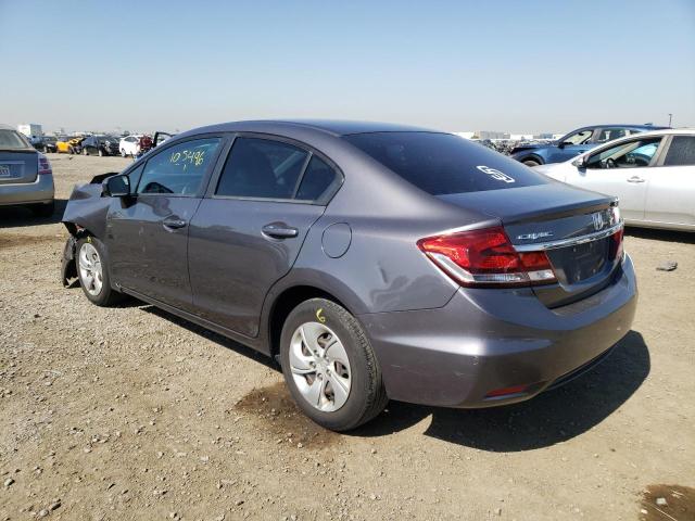 Photo 3 from auction – 2015 HONDA CIVIC LX with VIN 2HGFB2F57FH547839