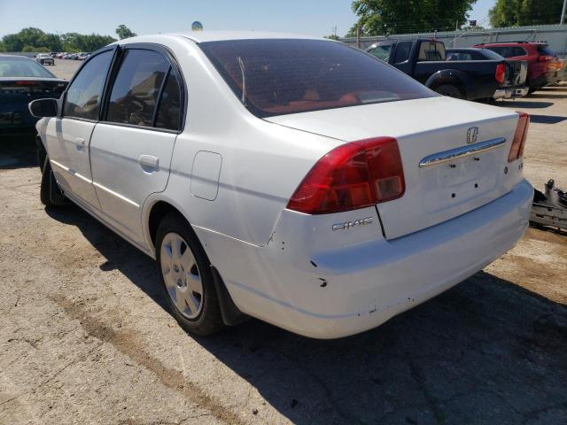 Photo 3 from auction – 2001 HONDA CIVIC EX with VIN 2HGES26751H612385