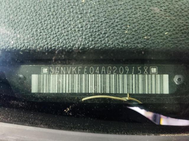 Photo 10 from auction – 2010 CHEVROLET AVALANCHE with VIN 3GNVKFE04AG209158