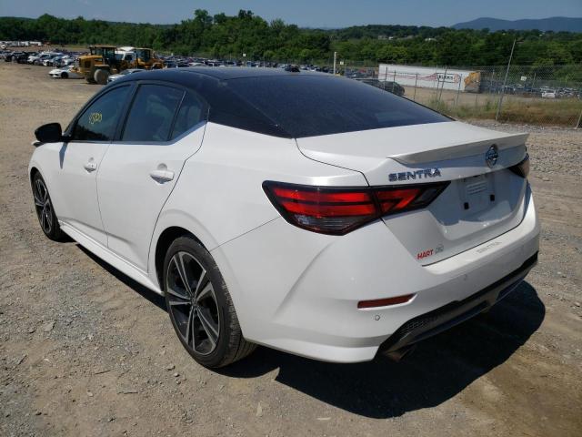 Photo 3 from auction – 2021 NISSAN SENTRA SR with VIN 3N1AB8DV6MY208577