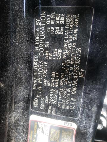 Photo 10 from auction – 2016 KIA SOUL with VIN KNDJN2A22G7337756
