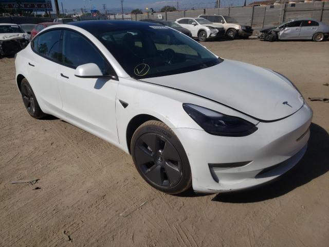 TESLA MODEL 3 2022 with VIN 5YJ3E1EB2NF121703 - Photo from auction