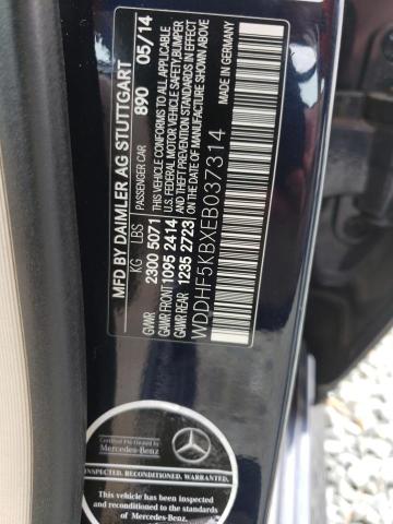 Photo 10 from auction – 2014 MERCEDES-BENZ E 350 with VIN WDDHF5KBXEB037314