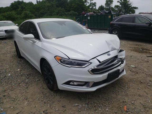 FORD FUSION SE 2017 with VIN 3FA6P0LU7HR400451 - Photo from auction