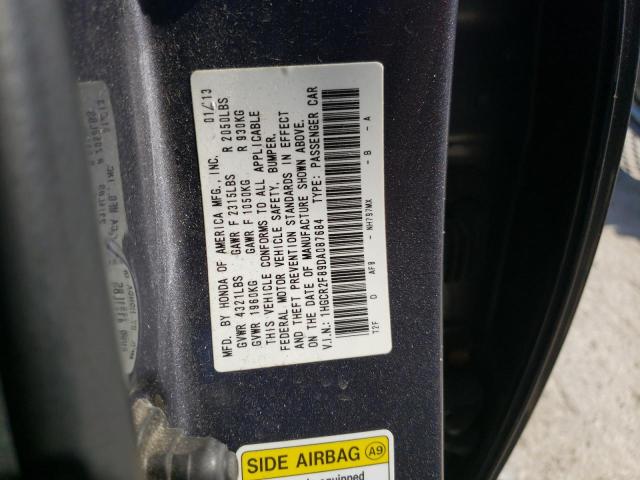 Photo 10 from auction – 2013 HONDA ACCORD EXL with VIN 1HGCR2F89DA087684