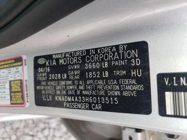 Photo 10 from auction – 2017 KIA CADENZA LI with VIN KNADM4A33H6013515