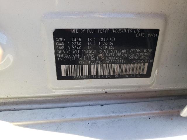Photo 10 from auction – 2014 SUBARU LEGACY 2.5 with VIN 4S3BMBH69E3033117