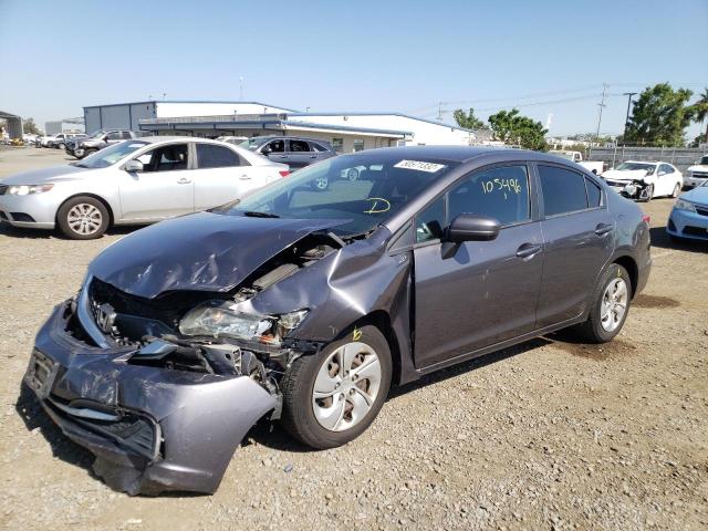 Photo 2 from auction – 2015 HONDA CIVIC LX with VIN 2HGFB2F57FH547839