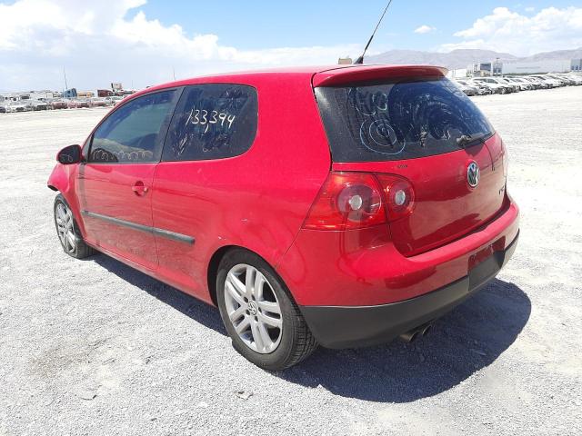 Photo 3 from auction – 2007 VOLKSWAGEN RABBIT with VIN WVWBR71K37W255790