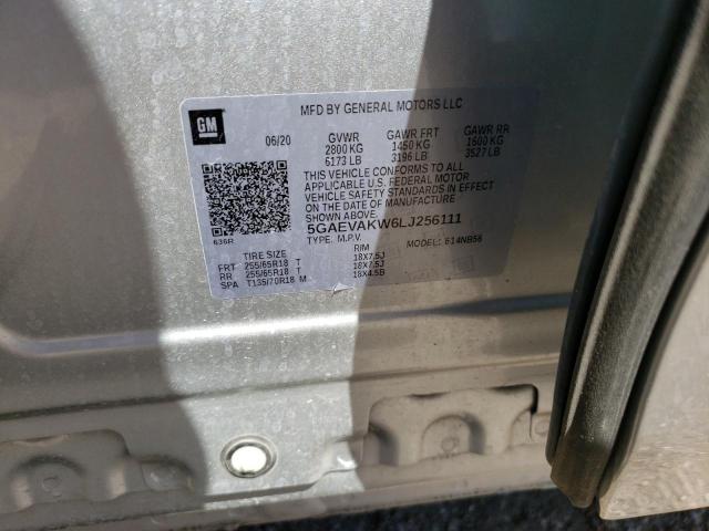 Photo 10 from auction – 2020 BUICK ENCLAVE ES with VIN 5GAEVAKW6LJ256111