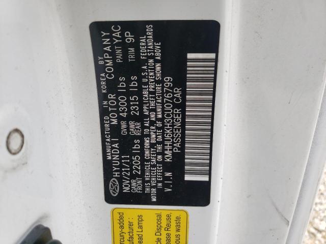 Photo 10 from auction – 2012 HYUNDAI GENESIS CO with VIN KMHHU6KH3CU076799