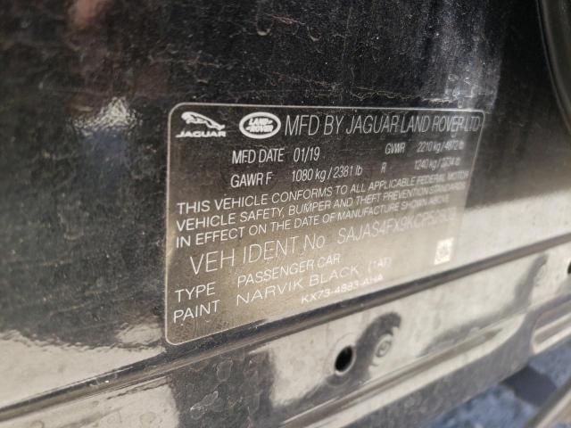 Photo 10 from auction – 2019 JAGUAR XE with VIN SAJAS4FX9KCP52809