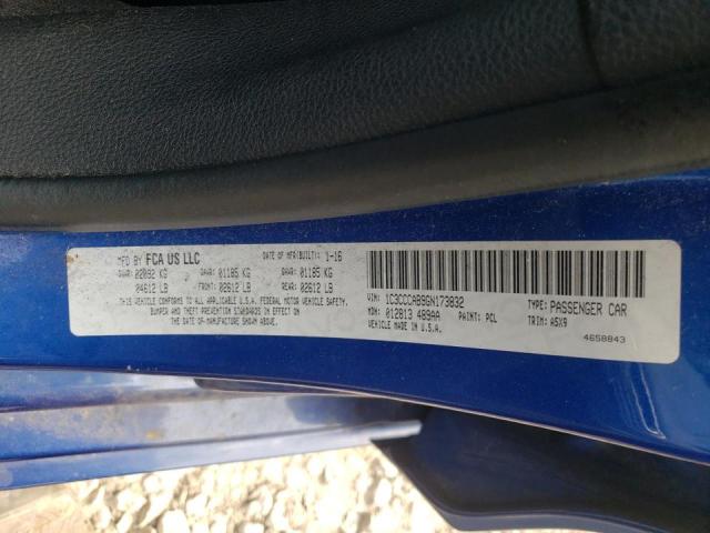 Photo 10 from auction – 2016 CHRYSLER 200 LIMITE with VIN 1C3CCCAB9GN173832