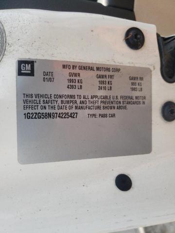 Photo 10 from auction – 2007 PONTIAC G6 BASE with VIN 1G2ZG58N974225427