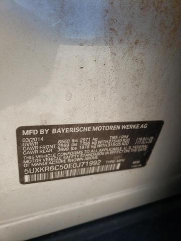 Photo 10 from auction – 2014 BMW X5 XDRIVE5 with VIN 5UXKR6C50E0J71992