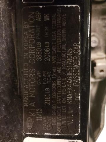 Photo 10 from auction – 2014 KIA FORTE LX with VIN KNAFK4A63E5178085