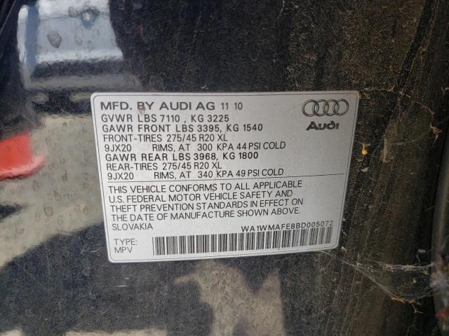 Photo 10 from auction – 2011 AUDI Q7 PRESTIG with VIN WA1WMAFE8BD005072